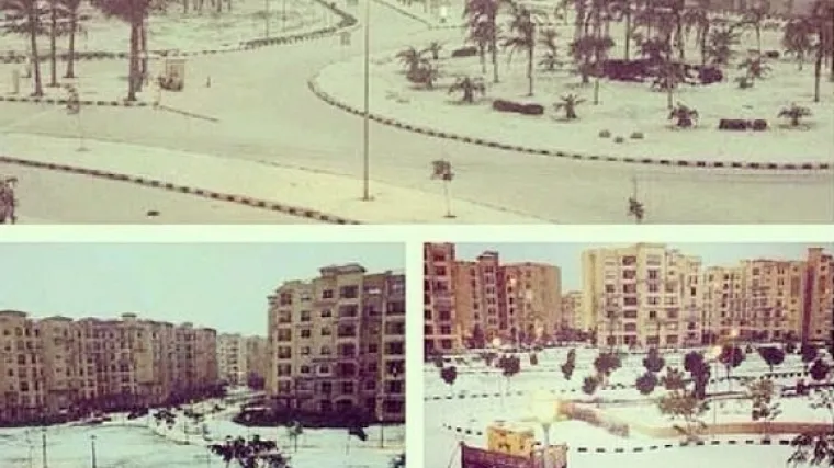 Nakon vi&scaron;e od sto godina snijeg zabijelio Kairo!