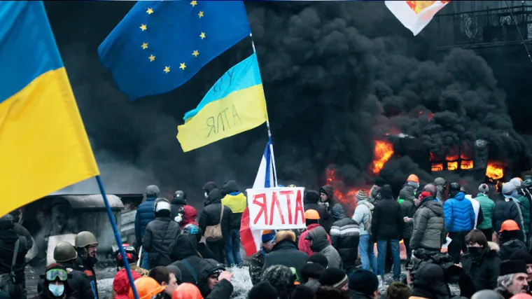Centar Kijeva je izgledao kao predvorje pakla