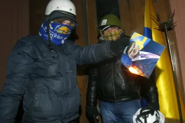 Prosvjednici zauzeli ministarstvo pravosuđa u Kijevu!
