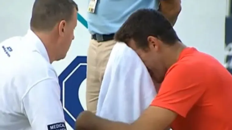 Del Potro u suzama napustio teren, strahuje zbog karijere