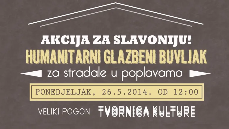 Humanitarni glazbeni buvljak u Tvornici