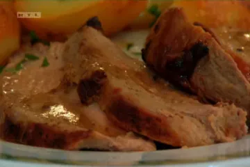 Pečeni svinjski vrat kao austrijski specijalitet