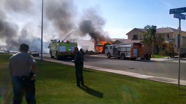 Borbeni zrakoplov se sru&scaron;io na kuće!