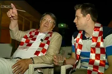 Utakmica s Meksikom u društvu Ćire Blaževića