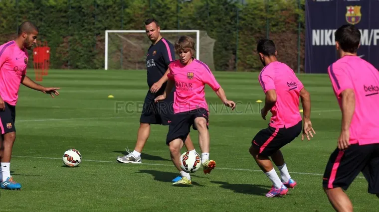 Halilović odradio trening s prvom momčadi Barce
