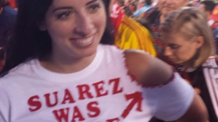 Pogledajte kako se ova navijačica na&scaron;alila sa Suarezom
