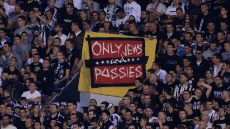 Partizanu zbog ovog transparenta prijeti rigorozna kazna!