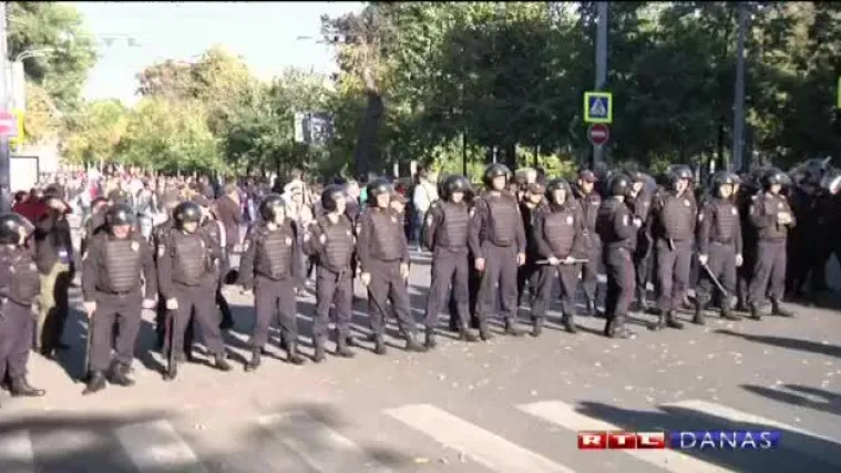 Prosvjed u Moskvi protiv rata u Ukrajini
