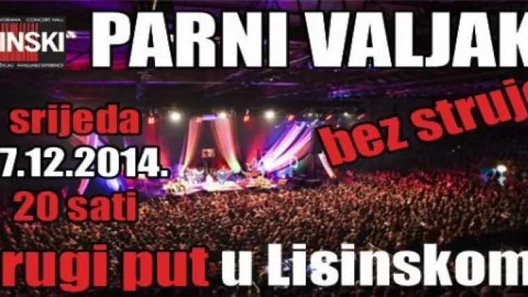 Parni Valjak u palaču glazbe stižu prvi put, i to bez struje!