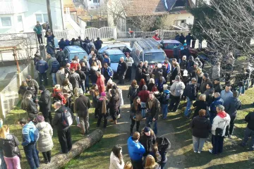Stotinjak ljudi obranilo kuću u Zagrebu, deložacija odgođena