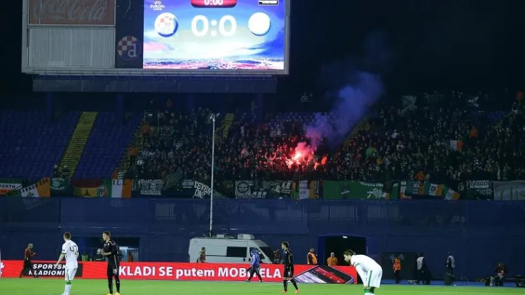 Uefa kaznila Celtic zbog divljanja navijača u Zagrebu