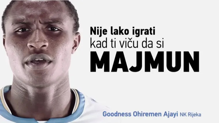 Spot protiv rasizma na stadionima: 'Nije lako igrati kad ti viču da si majmun'