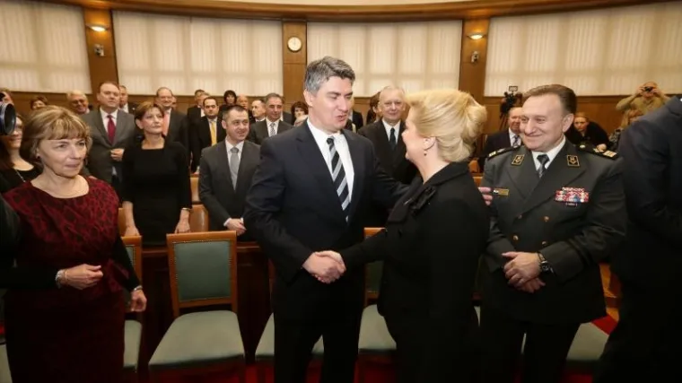 Prva zajednička fotografija: Milanović i Grabar-Kitarović srdačno se pozdravili