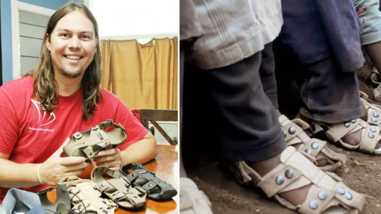'Cipele koje rastu': osmislio sandale koje će nositi milijuni bosonoge djece!