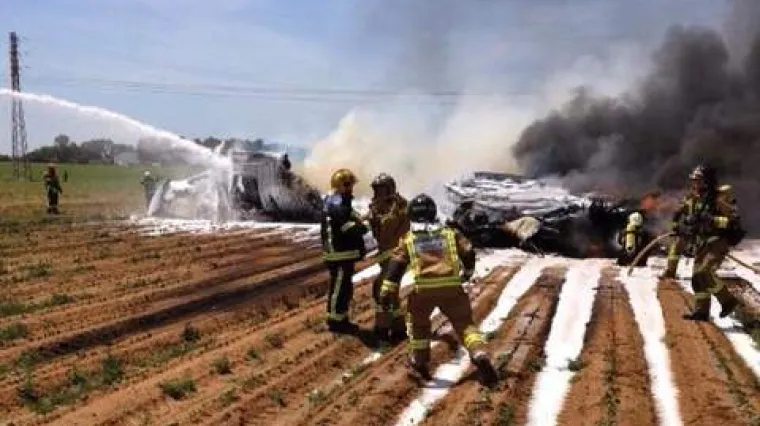 Sru&scaron;io se vojni avion u blizini zračne luke u Sevilli, najmanje troje mrtvih