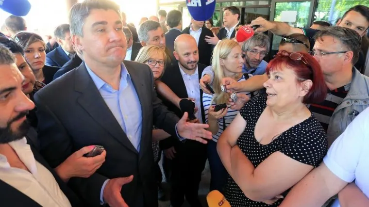 Milanović nezaposlenoj profesorici u Gunji poručio: 'Bavite se politikom'