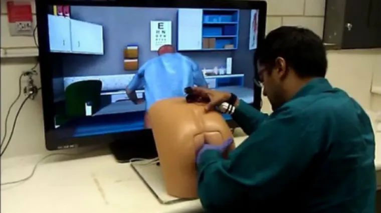 Virtualna stražnjica za virtualni pregled prostate