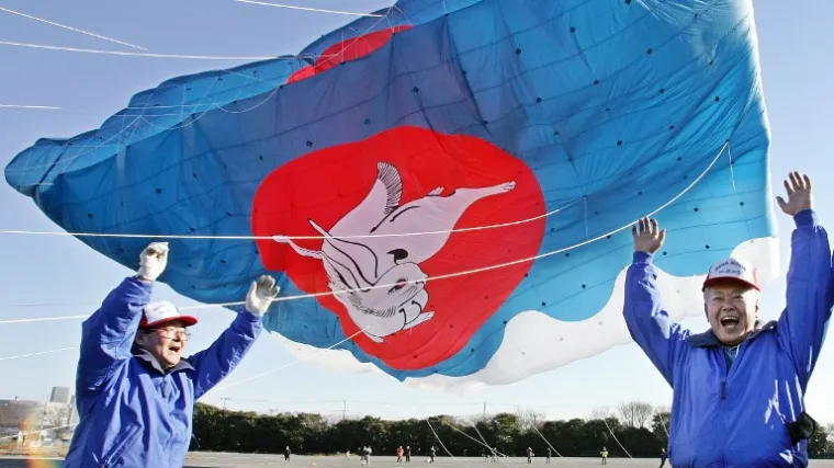 Na gomilu u Japanu pao divovski zmaj