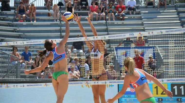 Odbojka na pijesku: Hrvatice bez osvojenog seta u Poreču