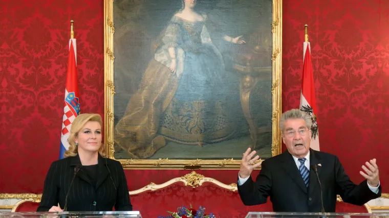 Grabar-Kitarović i Fischer složni: 'Gradnja zidova zbog izbjeglica nije pravi put'