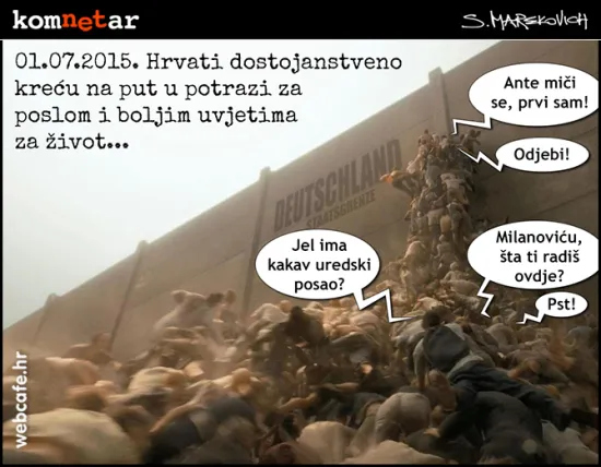 Hrvati dostojanstveno kreću na put...