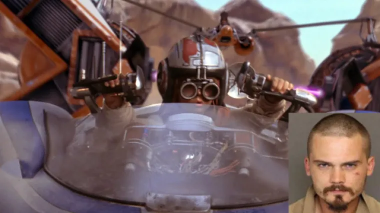 Mladi Anakin Skywalker autom bježao policiji, Sila nije bila s njim