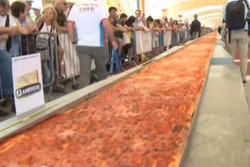 Expo 2015 u Milanu - rekordna pizza dužine preko kilometar i pol!