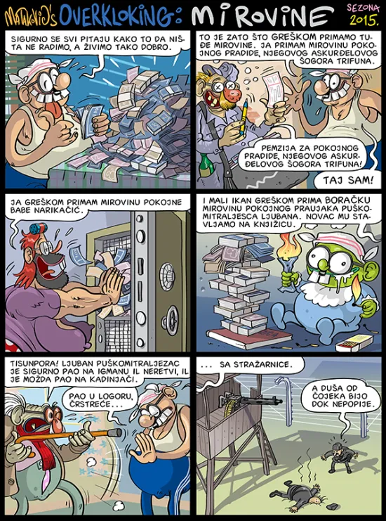 Od mirovina se može živjet' k'o bubreg u loju