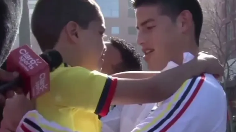 James Rodriguez napravio predivnu gestu uplakanom dječaku
