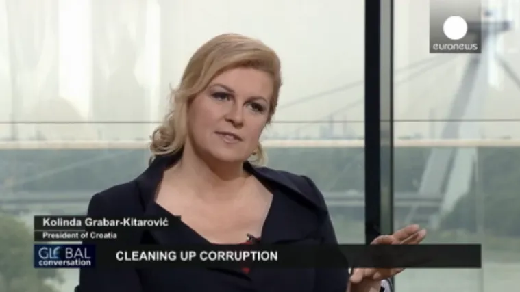 Predsjednica Grabar-Kitarović za Euronews: 'Nisam bila Sanaderova &scaron;tićenica!'