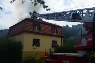 U požaru izgorio dio potkrovlja Vile Mila