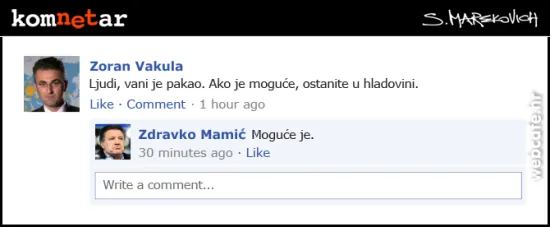 Vakula savjetuje &scaron;to je najbolje napraviti kad je vani pakao