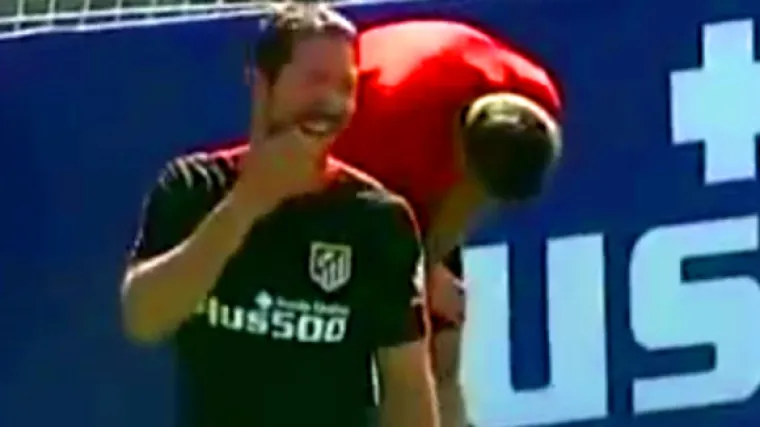 Novi igrač Atletica umalo izdahnuo na treningu strogog Simeonea koji je pored njega umirao od smijeha