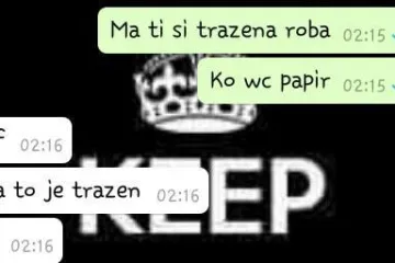 Između njega i WC papira postoji samo jedna razlika...