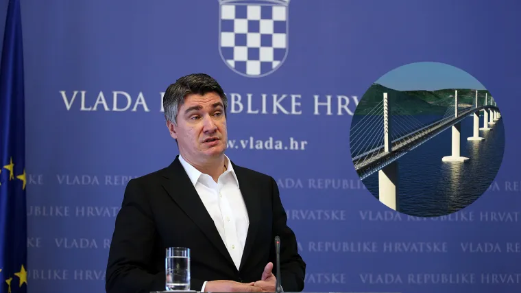 Milanović: 'Pelje&scaron;ki most će se graditi, a suosjećam s onima koji su zbog toga zavidni'