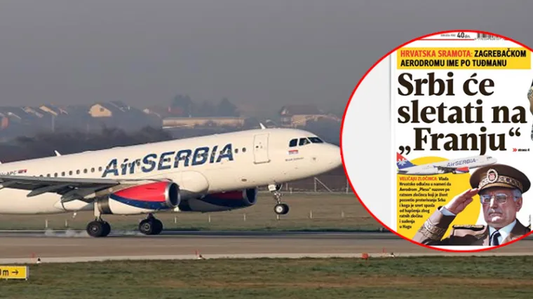Iz Srbije opet dociraju: Hrvatska novim imenom zračne luke Zagreb 'veliča zločinca'