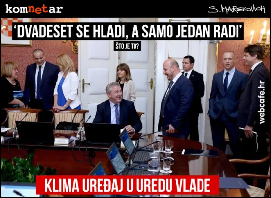 Zagonetka: 20 se hladi, samo jedan radi