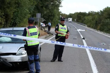 Kamper na Jadranskoj magistrali naletio na motocikliste: dvojica poginula, treći teško ozlijeđen