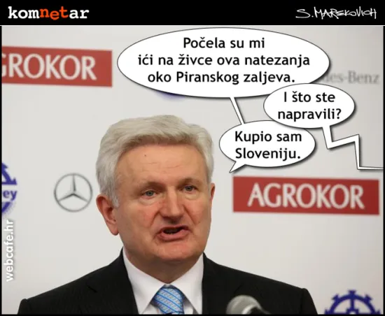 DOSTA MU JE: Todorić rije&scaron;io problem Piranskog zaljeva