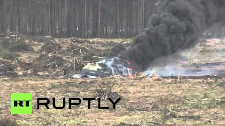 Pilot poginuo u padu helikoptera, drugi se katapulitrao
