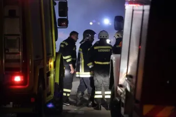 Požar obiteljske kuće, dvije osobe opečene