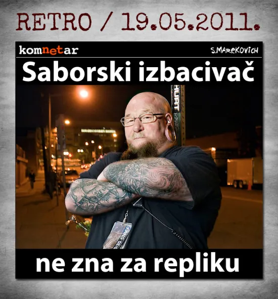 TAKO JE TO BILO: Saborski izbacivač ne zna za repliku