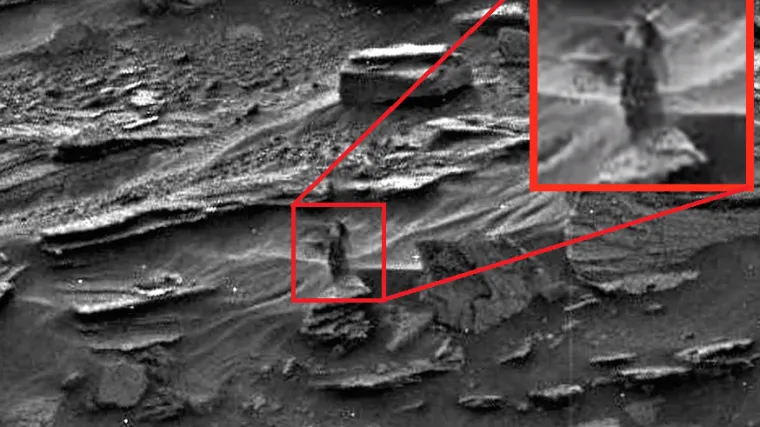 Ljudska mašta na Marsu pronašla i 'Vanzemaljku s (velikim) grudima'