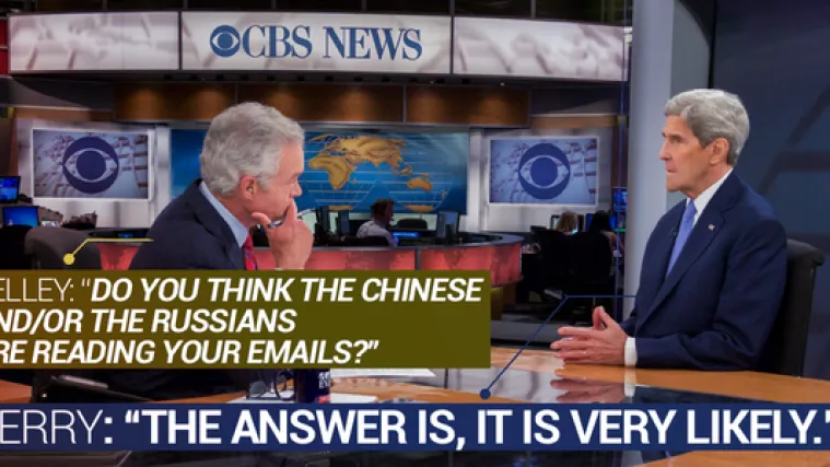 Sumnjičavi John Kerry: 'Rusi i Kinezi najvjerojatnije čitaju moje mailove'