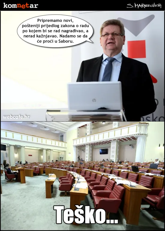 Novi, po&scaron;teniji prijedlog zakona o radu