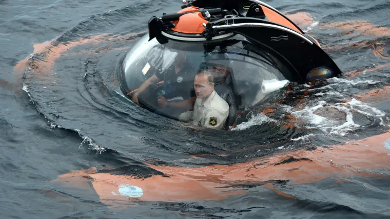 Putin na Krimu 'istraživao' olupinu bizantskog broda