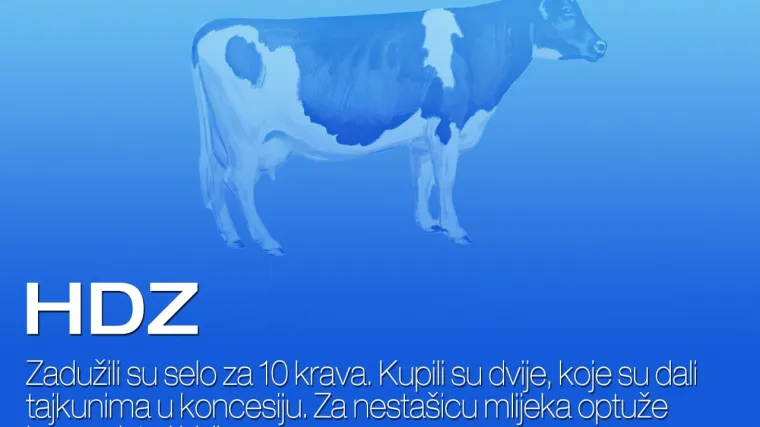 Hrvatska politika kroz dvije krave