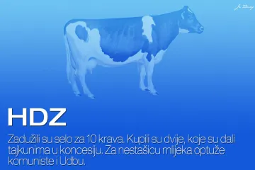 Hrvatska politika kroz dvije krave