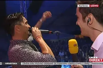 Jole prekinuo koncert kako bi se uživo uključio u program RTL-a
