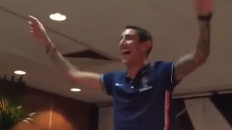 Angel Di Maria poput argentinskog navijača 'zapalio' svoje suigrače